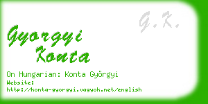gyorgyi konta business card
